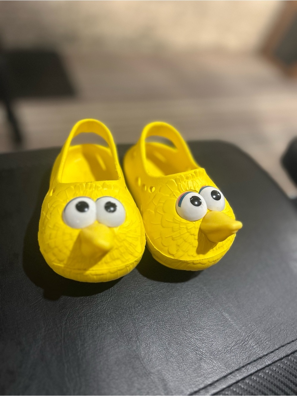 Sesame Street Infant Boys Big Bird Clogs Size Infant 2 Swim Shoes Barley Worn